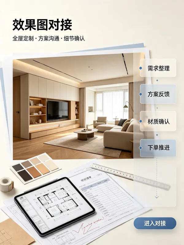 效果图对接